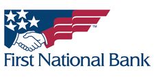 First National Bank sponsor logo