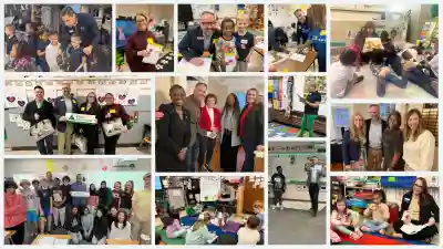 JA Board Members Volunteering in the Classroom